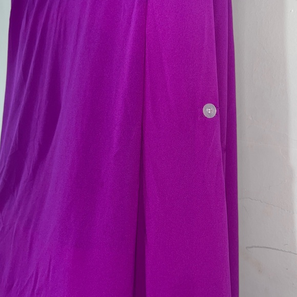 Matte Collection Purple 3 Piece Bikini Set Sheer Cover Up Small - Picture 4 of 14